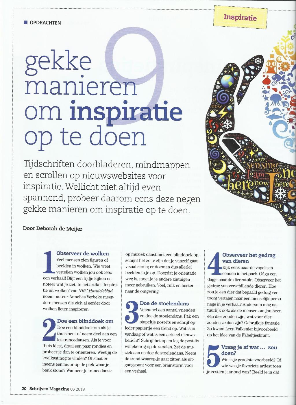 (Artikel) 9 gekke manieren om inspiratie op te&nbsp;doen